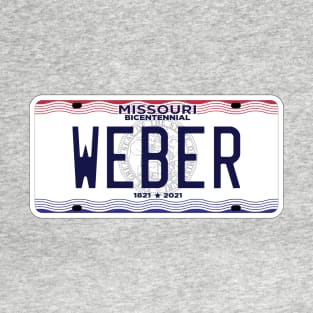 Missouri Weber Grill vanity License plate T-Shirt